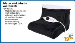 Trekpleister Tristar elektrische voetenzak aanbieding