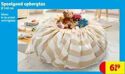 Kruidvat Speelgoed opbergtas aanbieding