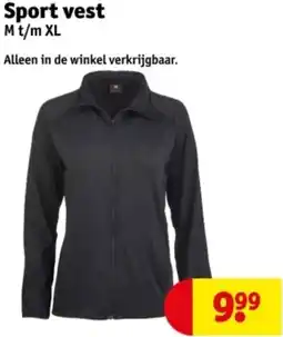 Kruidvat Sport vest aanbieding