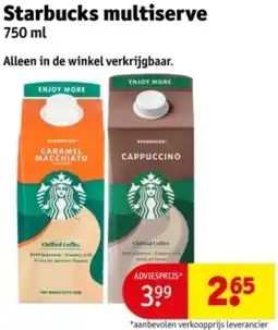 Kruidvat Starbucks multiserve aanbieding