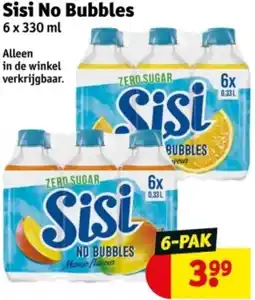 Kruidvat Sisi No Bubbles aanbieding