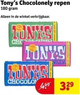 Kruidvat Tony's Chocolonely repen aanbieding