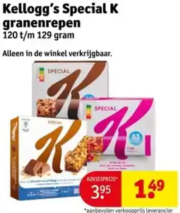 Kruidvat Kellogg's Special K granenrepen aanbieding