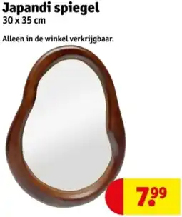 Kruidvat Japandi spiegel aanbieding