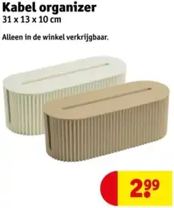 Kruidvat Kabel organizer aanbieding