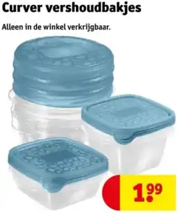 Kruidvat Curver vershoudbakjes aanbieding