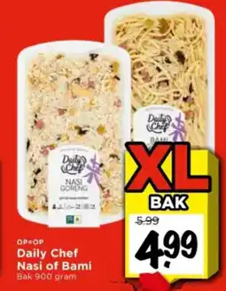Vomar Voordeelmarkt Daily Chef Nasi of Bami aanbieding