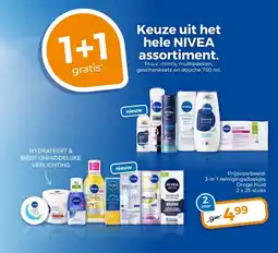 Trekpleister Keuze uit het hele NIVEA assortiment aanbieding