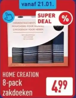 ALDI Home creation Zakdoeken aanbieding