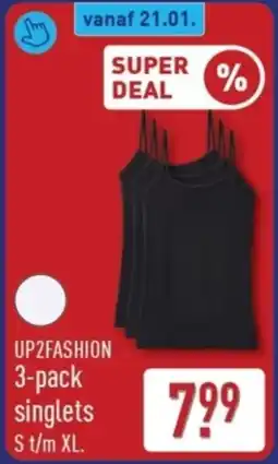 ALDI Up2fashion singlets aanbieding