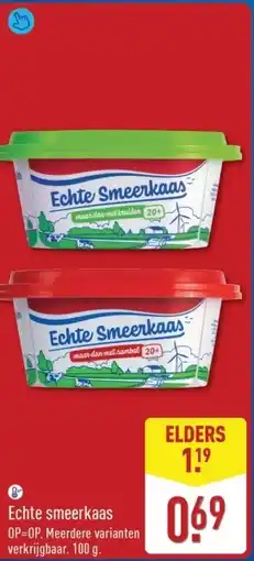 ALDI Echte smeerkaas aanbieding