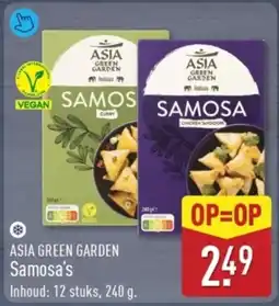 ALDI Asia green garden samosa's aanbieding