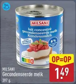 ALDI Milsani gecondenseerde melk aanbieding