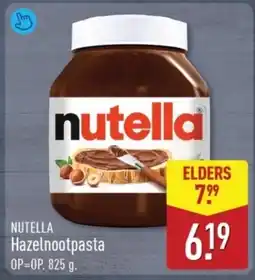 ALDI Nutella hazelnootpasta aanbieding