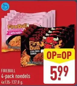 ALDI Firebull noedels aanbieding