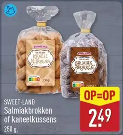 ALDI Sweet land salmiakbrokken of kaneelkussens aanbieding