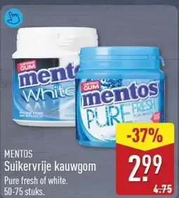ALDI Mentos suikervrije kauwgom aanbieding
