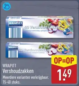 ALDI Wrapitt vershoudzakken aanbieding