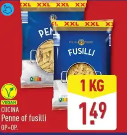 ALDI Vegan cucina penne of fusilli aanbieding