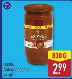 ALDI Cucina bolognesesaus aanbieding