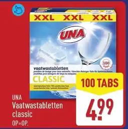 ALDI Una vaatwastabletten aanbieding