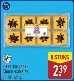 ALDI Heerlijck banket choco cakejes aanbieding