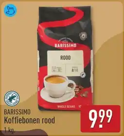 ALDI Barissimo koffiebonen rood aanbieding