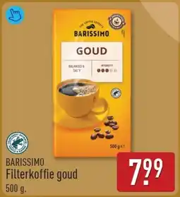 ALDI Barissimo filterkoffie goud aanbieding