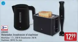 ALDI Ambiano waterkoker broodrooster of staafmixer aanbieding