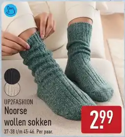 ALDI Up2fashion noorse wollen sokken aanbieding