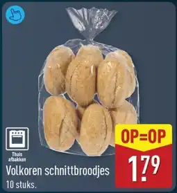 ALDI Volkoren schnittbroodjes aanbieding