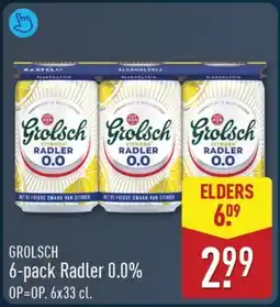 ALDI Grolsch radler 0.0% aanbieding