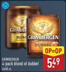 ALDI Grimbergen blond of dubbel aanbieding