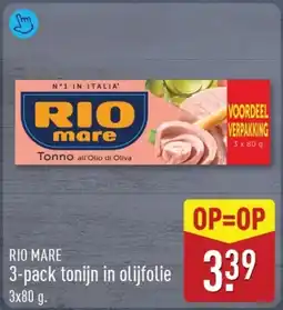 ALDI Rio mare tonijn in olijfolie aanbieding