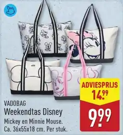 ALDI Vadobag weekendtas disney aanbieding