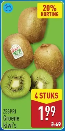 ALDI Zespri groene kiwi's aanbieding