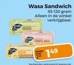 Trekpleister Wasa Sandwich aanbieding