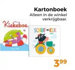 Trekpleister Kartonboek aanbieding