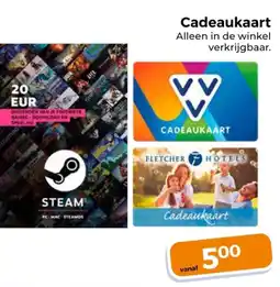 Trekpleister Cadeaukaart aanbieding