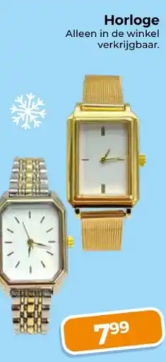 Trekpleister Horloge aanbieding