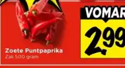 Vomar Voordeelmarkt Zoete Puntpaprika aanbieding