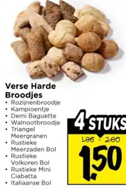 Vomar Voordeelmarkt Verse Harde Broodjes aanbieding