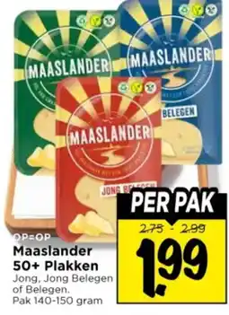 Vomar Voordeelmarkt Maaslander 50+ Plakken aanbieding