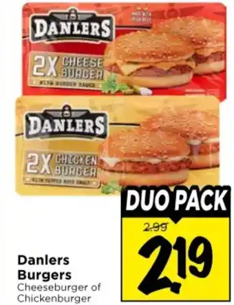 Vomar Voordeelmarkt Danlers Burgers aanbieding