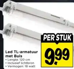 Vomar Voordeelmarkt Led TL-armatuur met Buis aanbieding