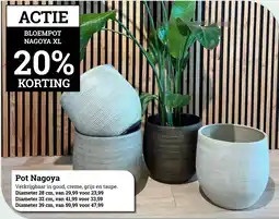 Tuincentrum Osdorp BLOEMPOT NAGOYA XL aanbieding