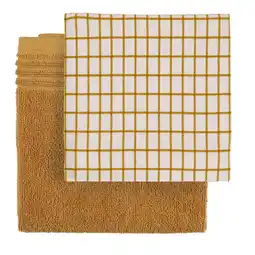 Albert Heijn At Home Keukenset lotta oker leonora yellow aanbieding