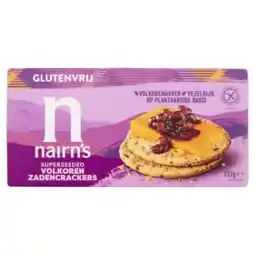 Albert Heijn Nairn's Volkoren zadencrackers glutenvrij aanbieding