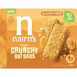 Albert Heijn Nairn's Honey crunchy oat bars glutenvrij aanbieding