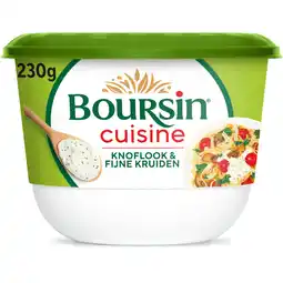 Albert Heijn Boursin Cuisine knoflook & fijne kruiden aanbieding
